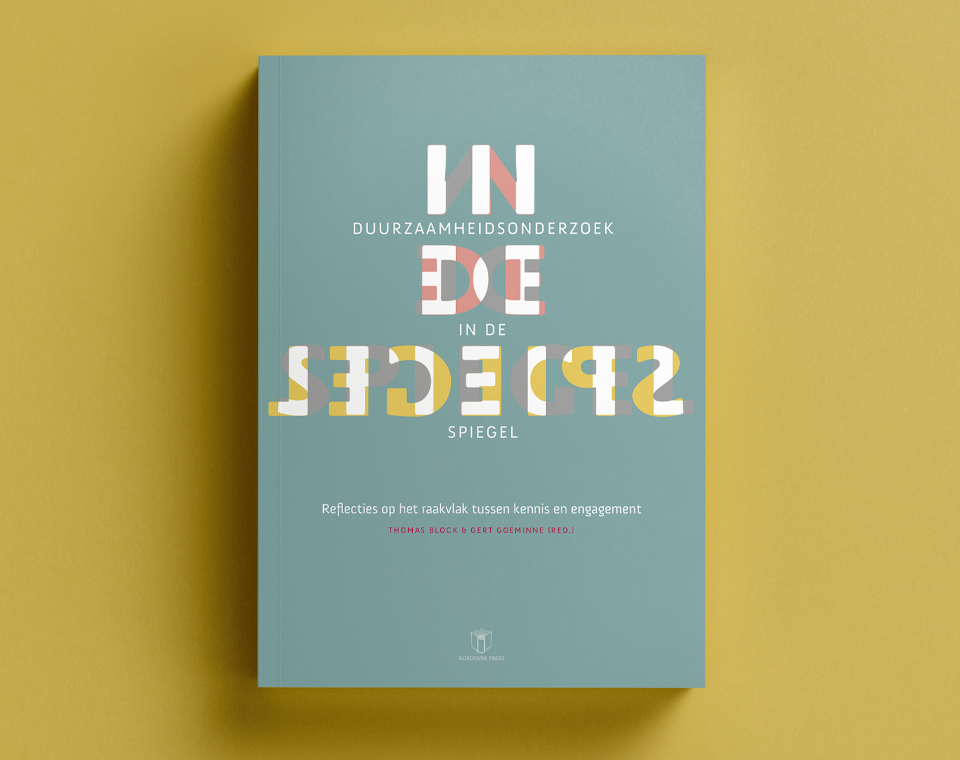 Cover design for Duurzaamheidsonderzoek in de Spiegel (Thomas Block)