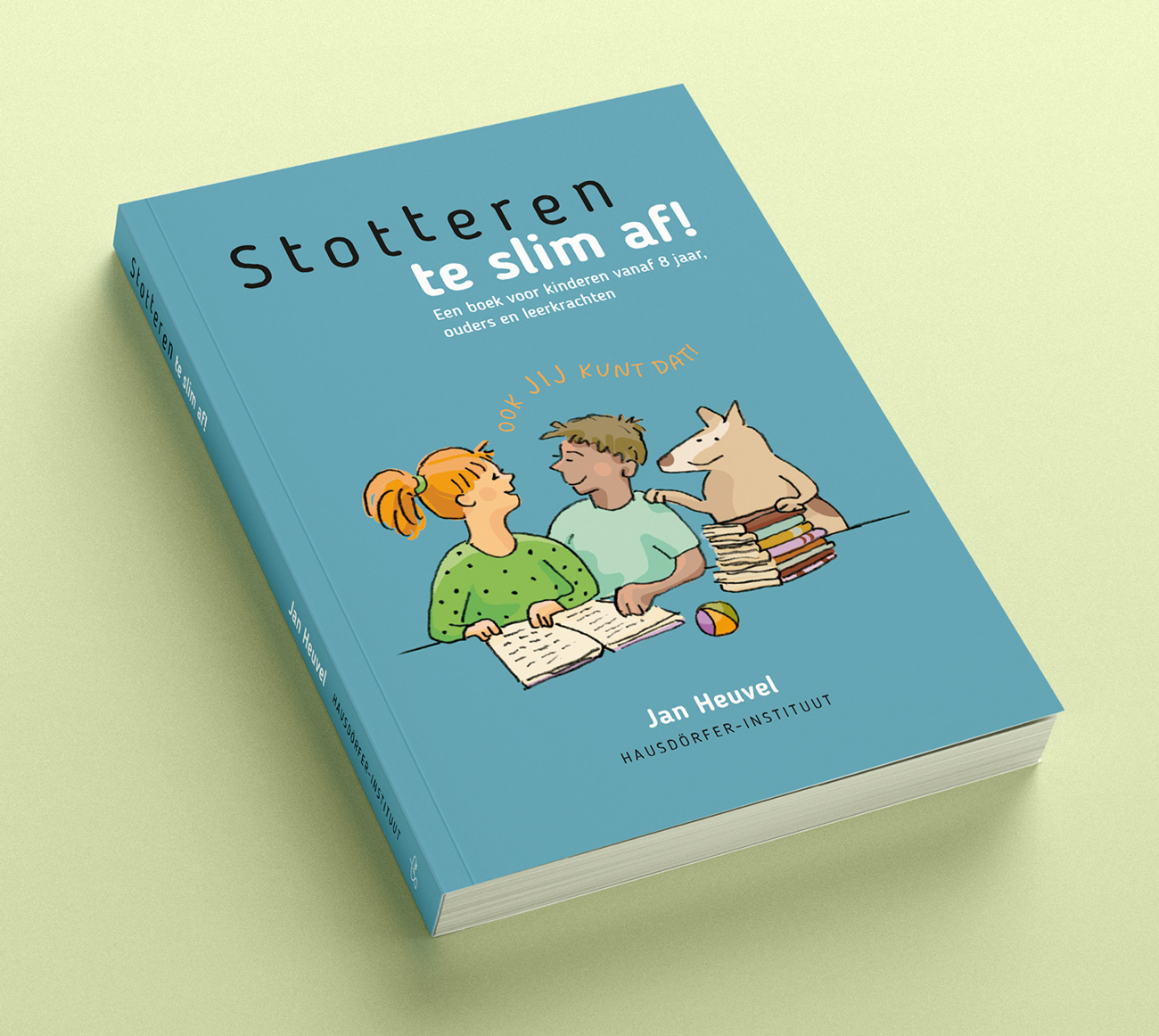 Book design & illustrations for 'Outsmarting Stuttering!' of Hausdörfer Institute for Natural Speech