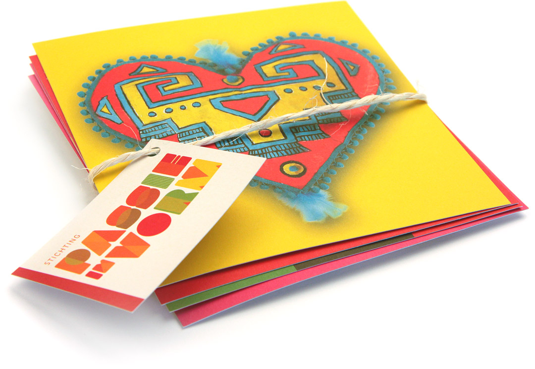 Postcard design for Passie in Vorm