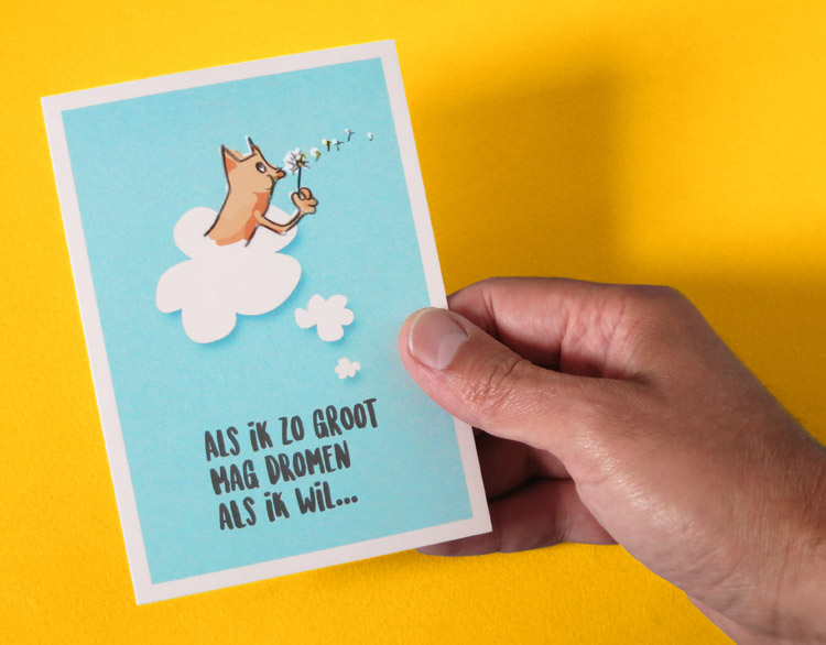 Postcard design Learning Dreams