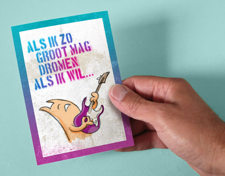 Postcard design Learning Dreams