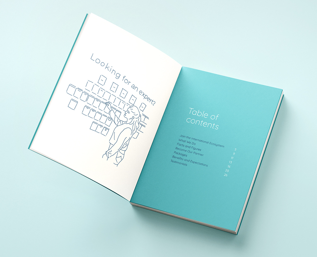 Illustrations and designs for The Hague International Centre