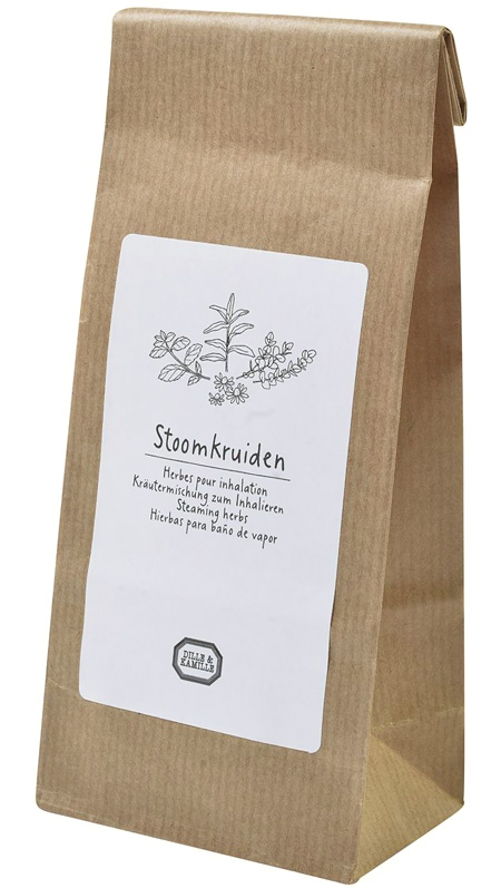 Custom handwriting font type deign on packaging Dille & Kamille